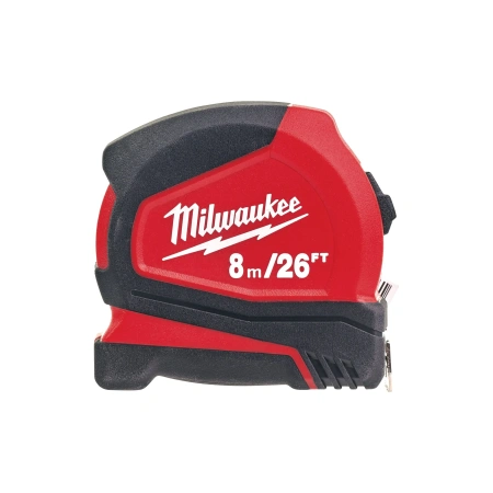 Рулетка Milwaukee Pro Compact 8м-26фт / ширина 25 мм  (Арт. 4932459596)