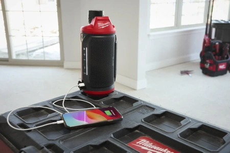 Аккумуляторный беспроводной динамик Milwaukee M12 SPEJSG2-0 PACKOUT с Bluetooth (замена для 4933448380) (Арт. 4933498433)