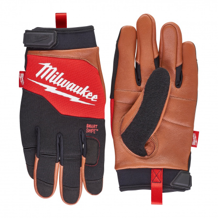 Перчатки Milwaukee с кожаными вставками, размер M/8  (Арт. 4932471912)