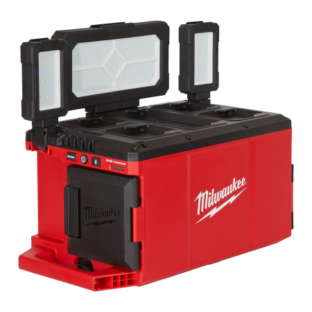 Аккумуляторный светодиодный фонарь с функцией зарядного устройства Milwaukee M18 POALC-0 PACKOUT  (Арт. 4933478120)