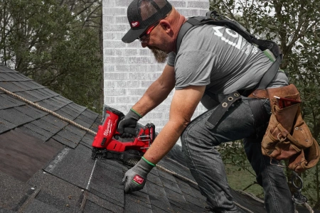 Аккумуляторный гвоздезабиватель(нейлер) с барабанным магазином Milwaukee M18 FRCN45-0X FUEL (Арт. 4933498168)