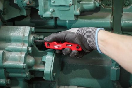 Набор складных шестигранных ключей Milwaukee HEX 1.5 / 2 / 2.5 / 3 / 4 / 5 / 6 / 8 мм (8 шт) (Арт. 4932480978)