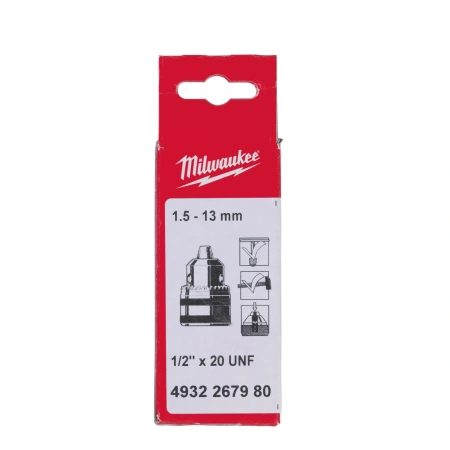 Ключевой патрон Milwaukee посадка 1/2'' x 20 (1.5-13 мм)   (замена для 4100267599) (Арт. 4932267980)
