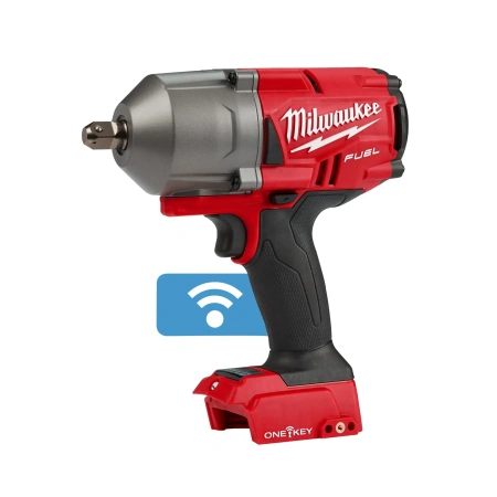 Аккумуляторный высокомоментный ударный гайковерт с фиксацией пином Milwaukee M18 ONEFHIWP12-0X FUEL ONE-KEY (1/2'')  (Арт. 4933459724)
