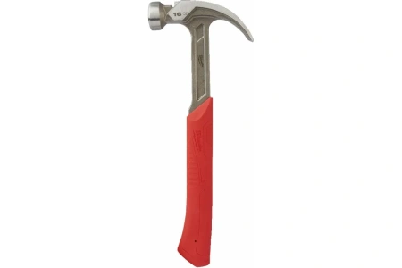 Молоток стальной с закругленным гвоздодером Milwaukee 450 гр. (Арт. 4932478655)