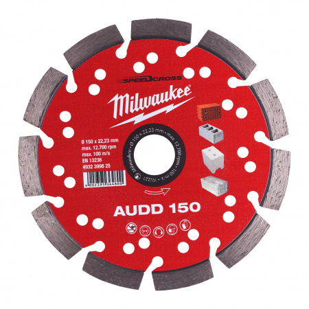 Алмазный диск скоростной Milwaukee Speedcross AUDD 150 мм  (Арт. 4932399825)