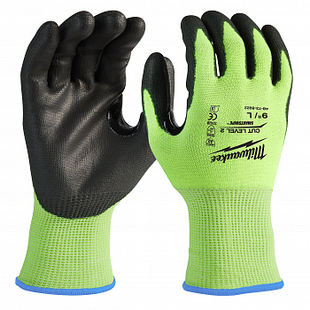 Перчатки Milwaukee сигнальные с защитой от минимальных рисков, уровень 2, размер XL/10 (Арт. 4932479924)