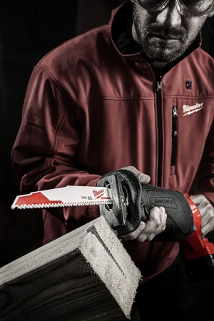 Полотно для сабельной пилы, демонтажное по дереву, дереву с гвоздями, пластику Milwaukee THE AX 230 мм/ шаг зуба 5 мм (5 шт) (экоупак.) (замена для 48005026) (Арт. 48475026)