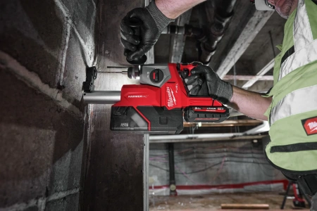 Аккумуляторный 4-х режимный SDS-Plus перфоратор Milwaukee M18 FHAC16-302X FUEL (Арт. 4933498584)