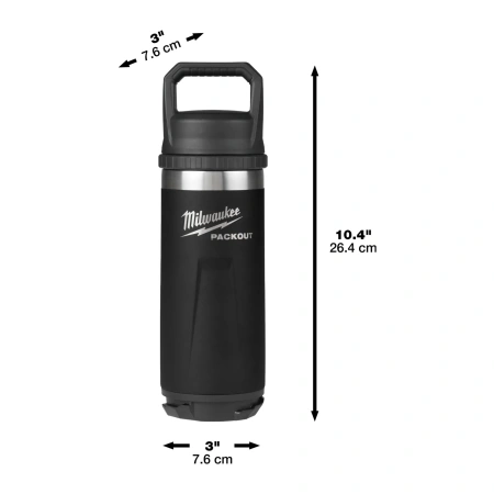 Термос черный Milwaukee PACKOUT CHUG LID 710 мл (Арт. 4932493466)