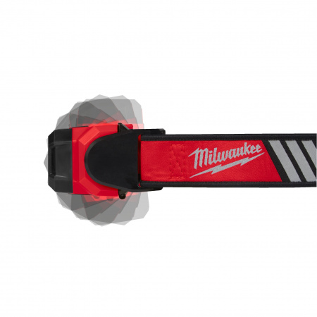 Аккумуляторный налобный, светодиодный фонарь, заряжаемый через USB Milwaukee L4 HL-VIS-301 (Арт. 4933479768)