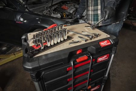 Набор головок удлиненных Milwaukee 3/8'' (10 шт) (10, 11, 12, 13, 14, 15, 16, 17, 18, 19 мм) (Арт. 4932492509)