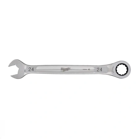 Гаечный ключ рожково-накидной с трещоткой в накидной части Milwaukee MAX BITE 24 мм (Арт. 4932480211)