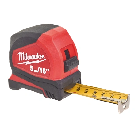 Рулетка Milwaukee Pro Compact 5м-16фт / ширина 25 мм  (Арт. 4932459595)