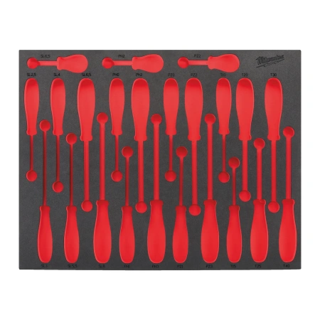 Ложемент пустой для набора 23 ед. отверток магнитных трехгранная рукоятка (Арт. 4932493668)