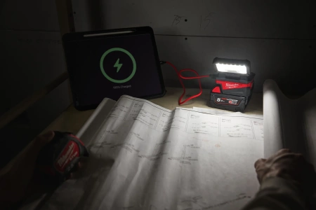 Аккумуляторный светодиодный фонарь с шарнирным световым блоком Milwaukee M18 ALIS-0 (Арт. 4933498148)