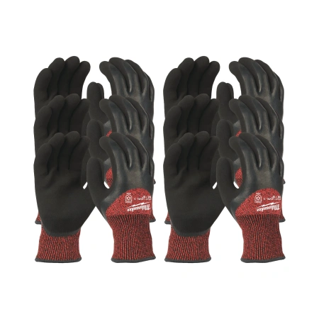 Перчатки зимние Milwaukee Winter Cut Level с защитой от минимальных рисков, уровень защиты C/3, размер L/9 (72 пары) (Арт. 4932479005)