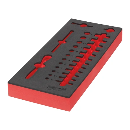 Ложемент пустой для набора 28 ед. головок 1/4" с воротком с трещоткой (Арт. 4932493662)