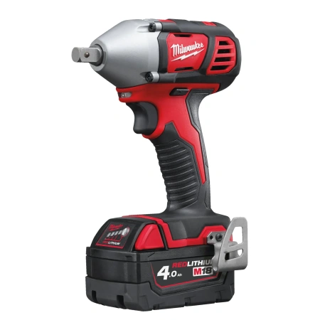 Аккумуляторный ударный гайковерт с фиксацией пином Milwaukee M18 BIW12-402C (1/2'')  (Арт. 4933443607)
