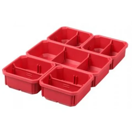 Milwaukee PACKOUT ячейки для тонких органайзеров 5шт(1 большая, 4 маленьких) (замена для 4931472238) (Арт. 4932478301)