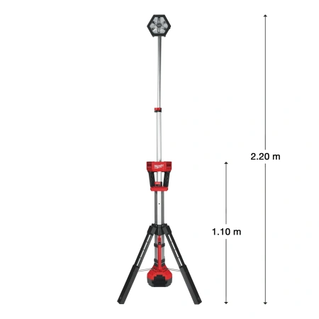 Аккумуляторная светодиодная мачта освещения Milwaukee M18 SAL-0 TRUEVIEW™  (Арт. 4933451246)