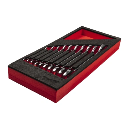 Набор гаечных ключей рожковых Milwaukee MAX BITE (10шт) в ложементе (Арт. 4932493629)