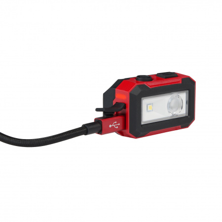 Аккумуляторный налобный, светодиодный фонарь, заряжаемый через USB Milwaukee IRHL-450 (Арт. 4933478587)