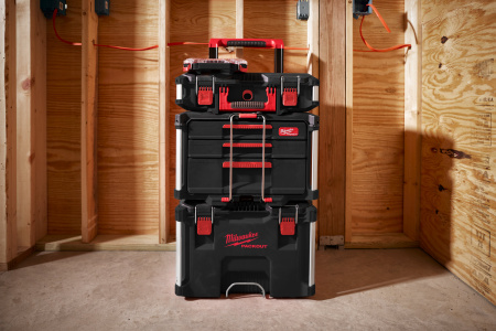 Ящик Milwaukee PACKOUT с 2+1 выдвижными отсеками (Арт. 4932493190)