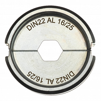 Матрица для алюминиевых наконечников и коннекторов Milwaukee DIN22 AL 16/25  (Арт. 4932451771)