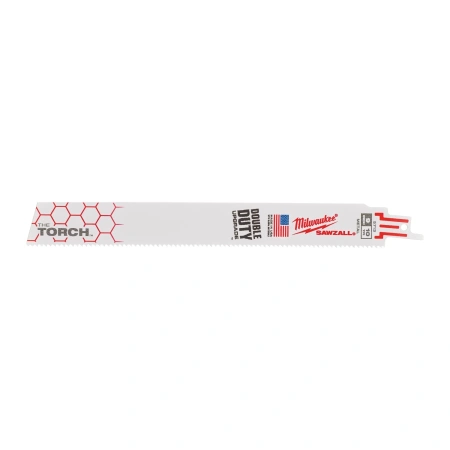 Полотно для сабельной пилы демонтажное по металлу и дереву с гвоздями Milwaukee THE TORCH 300 мм/ шаг зуба 2.5 мм (5 шт) (экоупак.) (замена для 48005714) (Арт. 48475714)