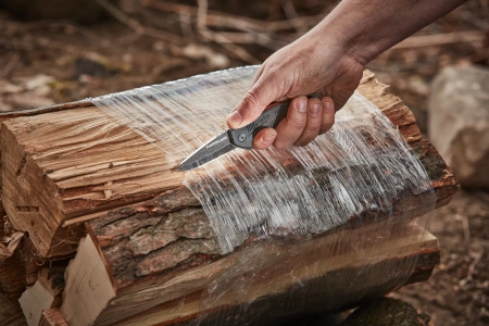 Нож выкидной с гладким лезвием Milwaukee HARDLINE Smooth 64мм (Арт. 4932492452)