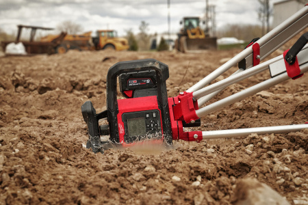 Аккумуляторный ротационный лазерный нивелир с красным лучом Milwaukee M18 RLOHV1200-501C (Арт. 4933493204)