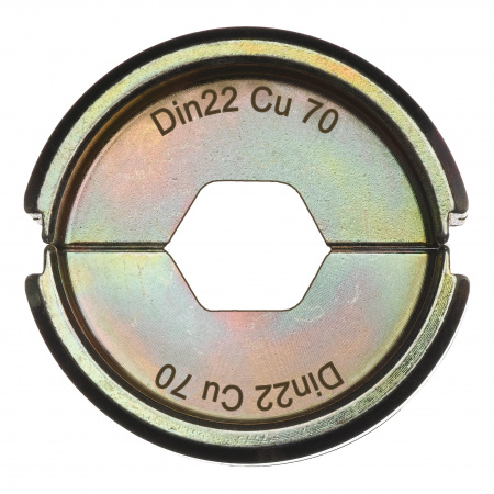 Матрица для медных наконечников и коннекторов Milwaukee DIN22 CU 70  (Арт. 4932451748)