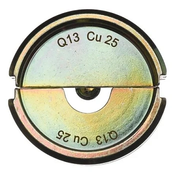 Матрица для медных непаянных клемм Milwaukee Q13 CU 25  (Арт. 4932459478)