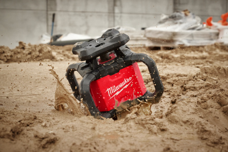 Аккумуляторный ротационный лазерный нивелир с красным лучом Milwaukee M18 RLOH600-201C (Арт. 4933493191)