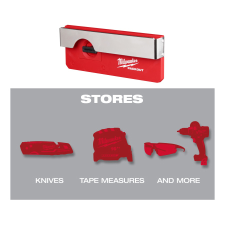 Полка для подвешивания на клипсы/крюки для стеллажной системы Milwaukee PACKOUT (Арт. 4932493377)