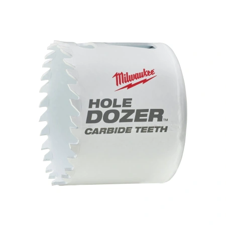Коронка биметаллическая с твердосплавными зубьями Milwaukee HOLE DOZER CARBIDE 60 мм  (Арт. 49560726)