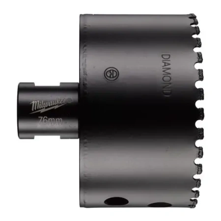 Алмазное корончатое сверло для сухого сверления Milwaukee Diamond Max 76 мм / хвостовик M14 (Арт. 4932498363)