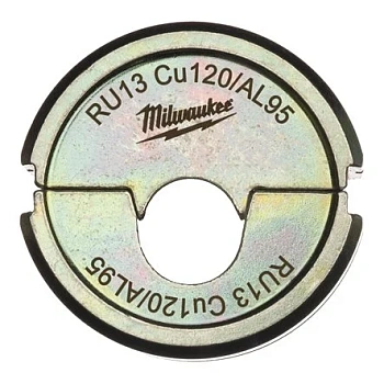 Матрица для округления алюминиевых и медных клемм треугольной формы Milwaukee RU13 CU120/AL95  (Арт. 4932459488)