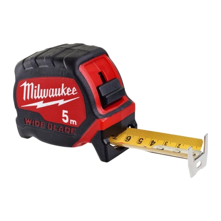 Рулетка Milwaukee Wide Blade 5м / ширина 33 мм  (Арт. 4932471815)