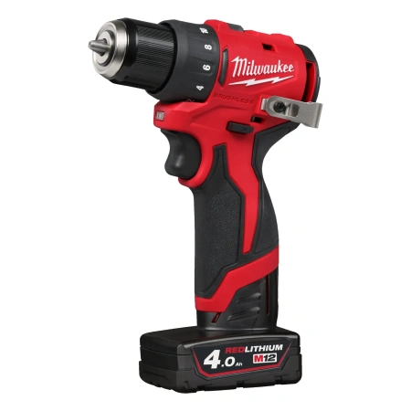 Аккумуляторная безударная дрель-шуруповерт Milwaukee M12 BLDDRC-402C (замена для 4933441925) (Арт. 4933499688)