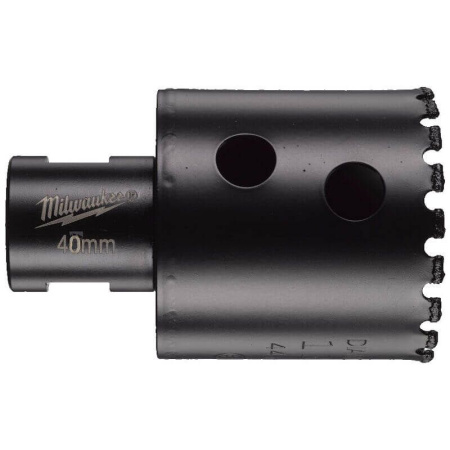 Алмазное корончатое сверло для сухого сверления Milwaukee Diamond Max 40 мм / хвостовик M14 (Арт. 4932478281)