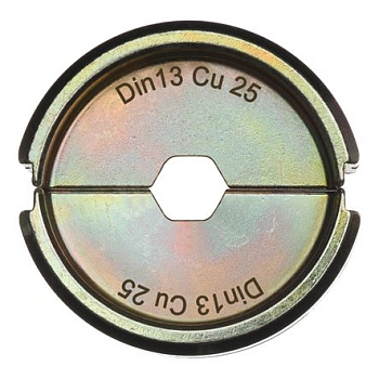 Матрица для медных наконечников и коннекторов Milwaukee DIN13 CU 25  (Арт. 4932459466)