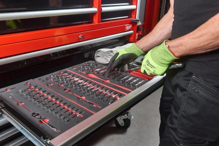 Тележка инструментальная с ящиками 46" / 117см, 10 полок (Арт. 4932478852)