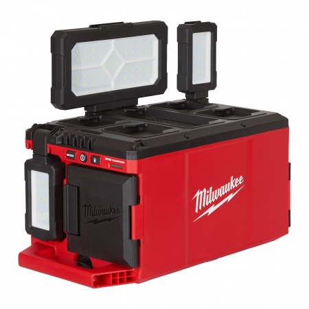 Аккумуляторный светодиодный фонарь с функцией зарядного устройства Milwaukee M18 POALC-0 PACKOUT  (Арт. 4933478120)