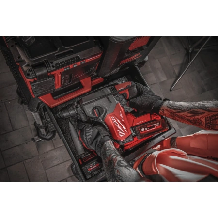Аккумуляторный 4-х режимный SDS-Plus перфоратор со съемным патроном FIXTEC Milwaukee M18 ONE FHX-0 FUEL ONE-KEY (Арт. 4933478502)