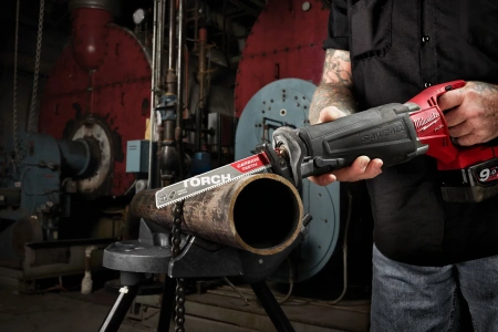 Полотно для сабельной пилы по металлу и чугуну с твердосплавными зубьями Milwaukee THE TORCH CARBIDE TEETH 230 мм/ шаг зуба 3.17 мм (1 шт) (экоупак.) (замена для 48005202) (Арт. 48475202)