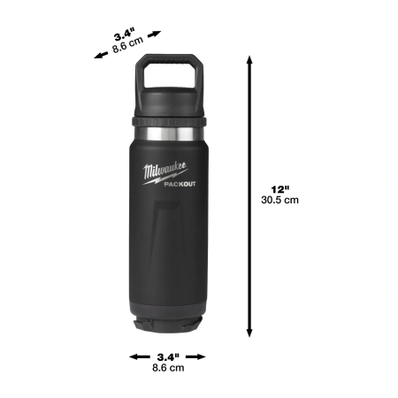 Термос черный Milwaukee PACKOUT CHUG LID 532 мл (Арт. 4932493992)