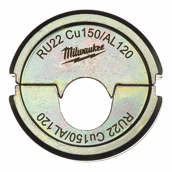 Матрица для округления алюминиевых и медных клемм треугольной формы Milwaukee RU22 CU/AL 120  (Арт. 4932451786)