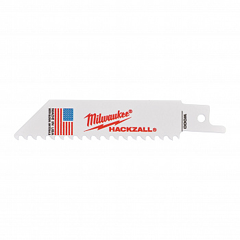Полотно для сабельной пилы, по дереву и пластику Milwaukee HACKZALL 100 мм/ шаг зуба 4.2 мм (5 шт)  (Арт. 49005460)